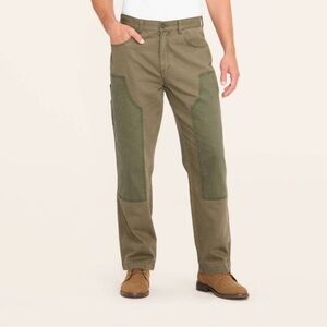 Woolrich X Target Men's Olive Green Twill Mid Rise Straight Fit Pants Size 30